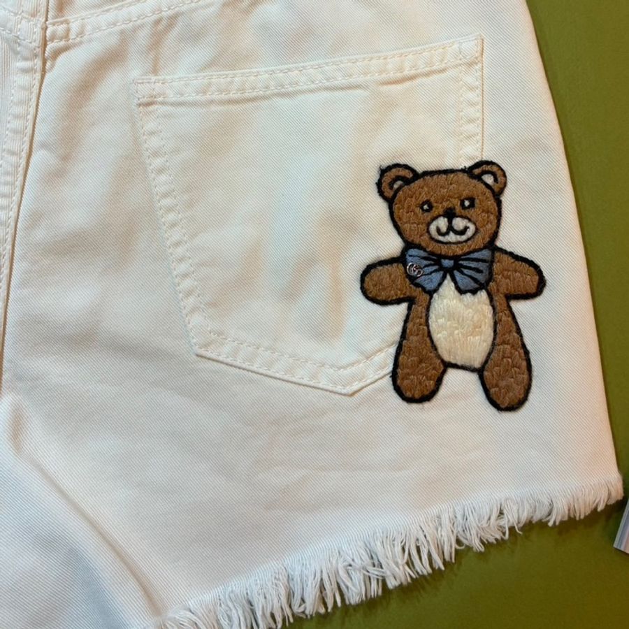 Gucci 熊熊白色短褲🐻27號-16