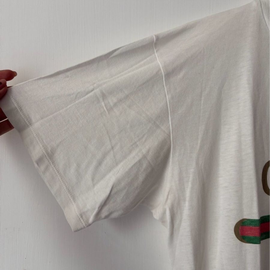 Gucci 白色字母短袖T恤s-5