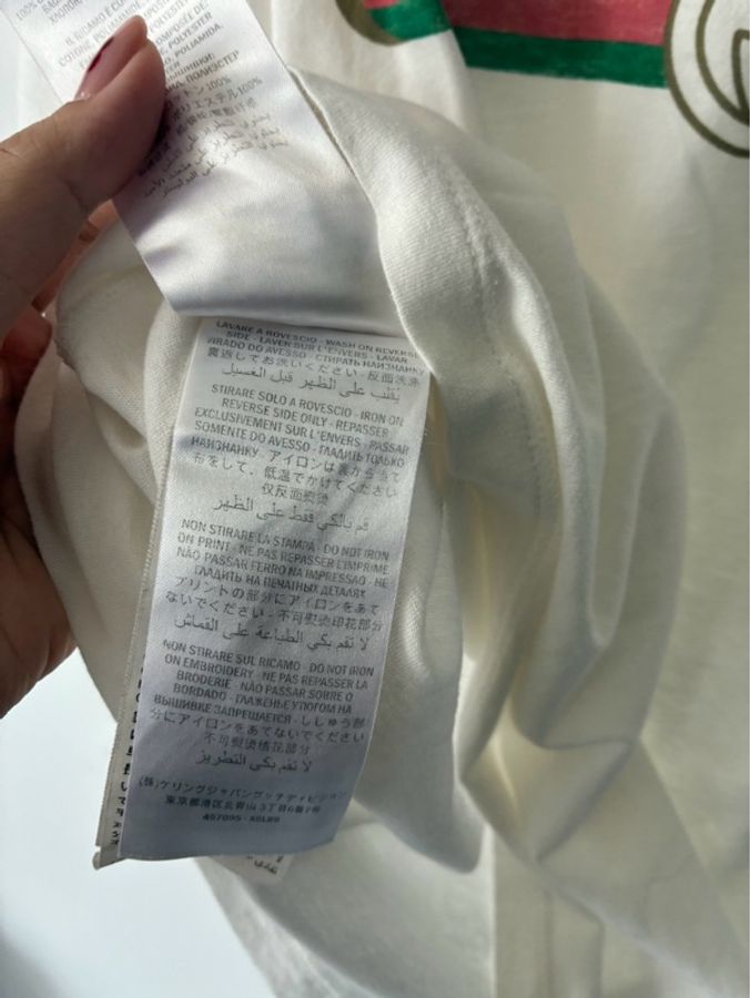 Gucci 白色字母短袖T恤s-10