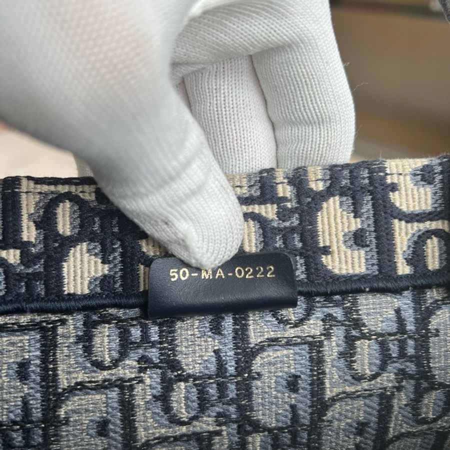 DIOR迪奧 BookTote 老花滿印大容量 Oblique手工 刺繡 托特包Tote包-7