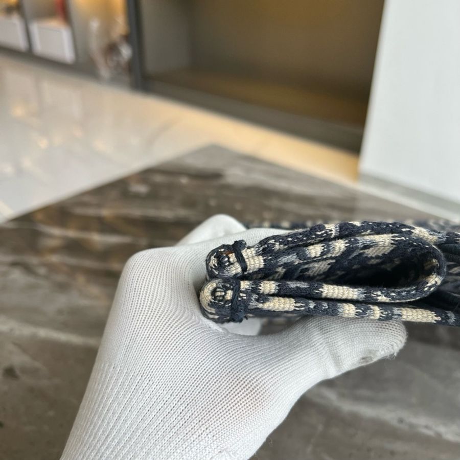 DIOR迪奧 BookTote 老花滿印大容量 Oblique手工 刺繡 托特包Tote包-12