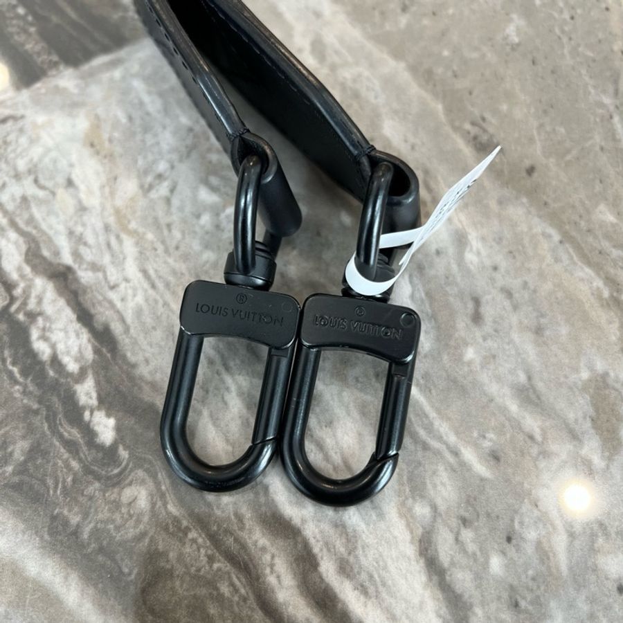 LV 路易威登LOUIS VUITTON Steamer 小盒子 Monogram Eclipse 塗層帆布 單肩斜挎手提包 小號 黑色拼灰色印花 芯片款-8