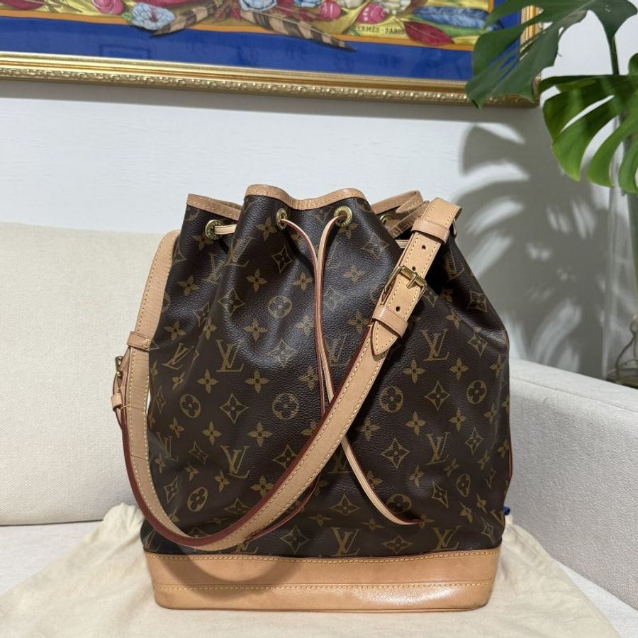 Louis Vuitton Monogram Noé GM M42224 水桶包-0