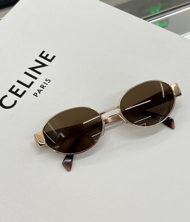 Celine 太陽眼鏡 TRIOMPHE METAL 01 爆款-5