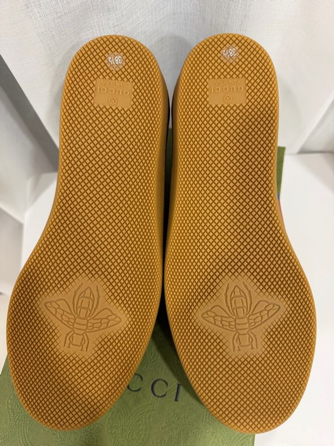 全新Gucci 板鞋/運動鞋/粉色麂皮-2