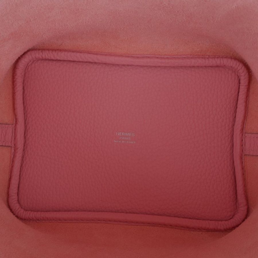 HERMÈS 愛馬仕 Picotin Lock 18 菜籃子 櫻花粉 Clemence 牛皮手提包｜B刻 2023年 Rose Sakura 稀有夢幻色｜KÉSH 凱仕精品-19