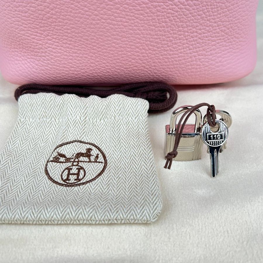 HERMÈS 愛馬仕 Picotin Lock 18 菜籃子 櫻花粉 Clemence 牛皮手提包｜B刻 2023年 Rose Sakura 稀有夢幻色｜KÉSH 凱仕精品-26