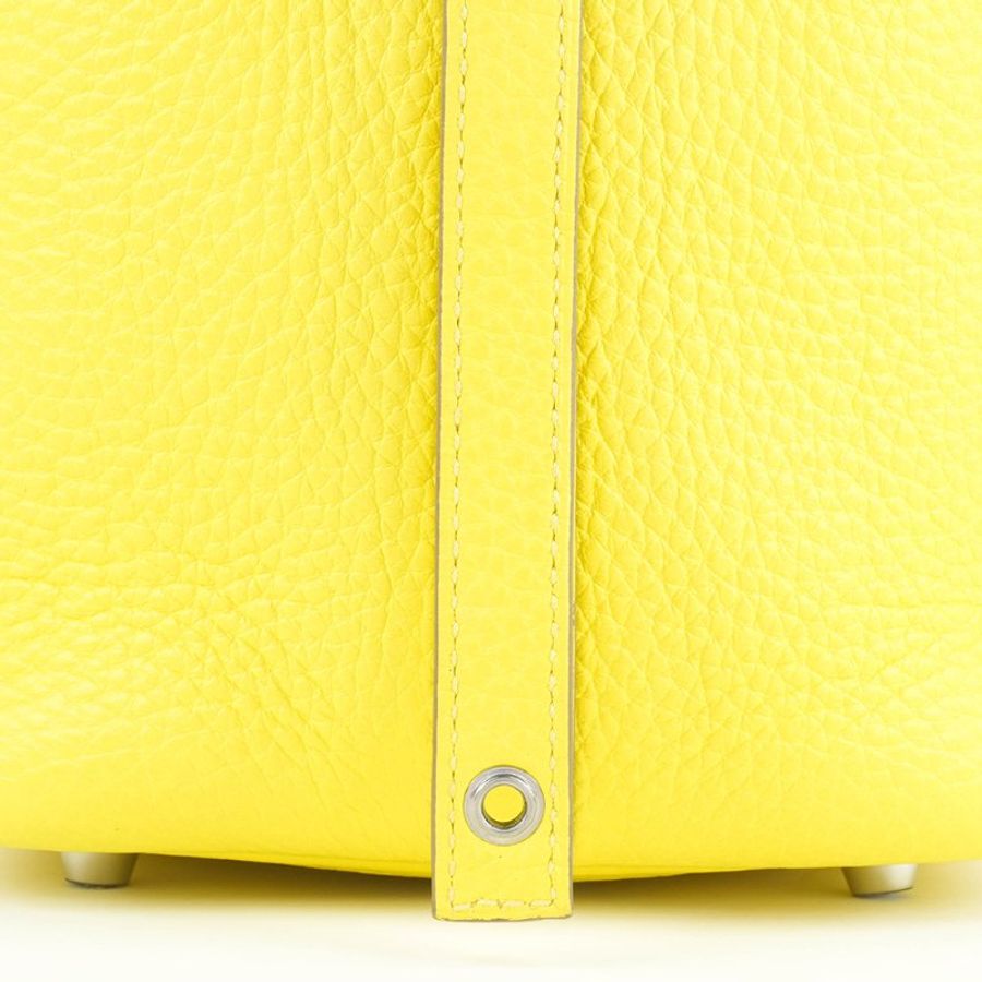 HERMÈS 愛馬仕 Picotin Lock 18 菜籃子 檸檬黃 Clemence 牛皮手提包｜Y刻 2020年 Jaune Poussin 亮眼稀有色｜KÉSH 凱仕精品-21