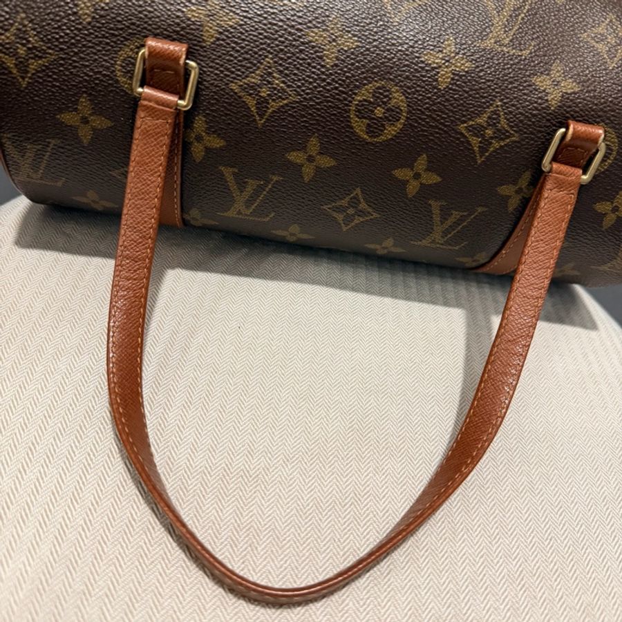 Louis Vuitton LV 經典老花 26 巴比龍 圓筒包 手拿包-18