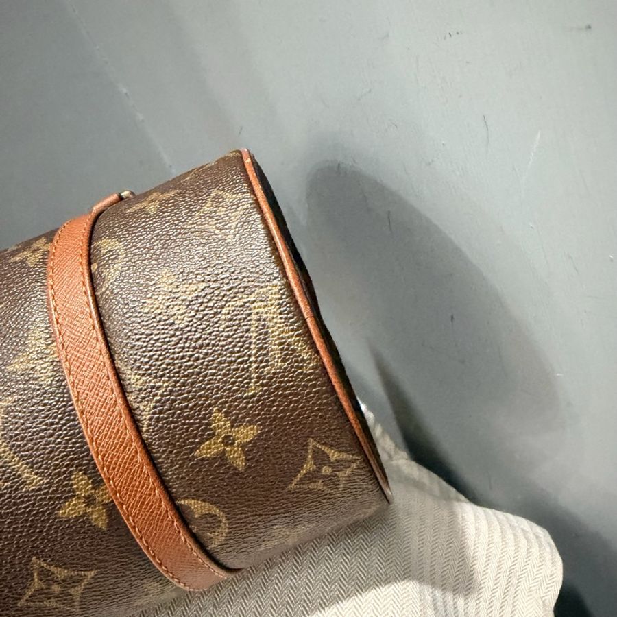 Louis Vuitton LV 經典老花 26 巴比龍 圓筒包 手拿包-23