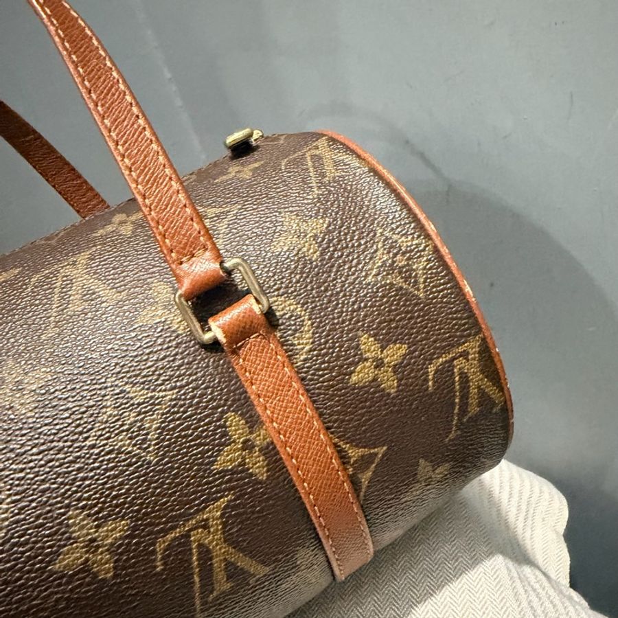 Louis Vuitton LV 經典老花 26 巴比龍 圓筒包 手拿包-27