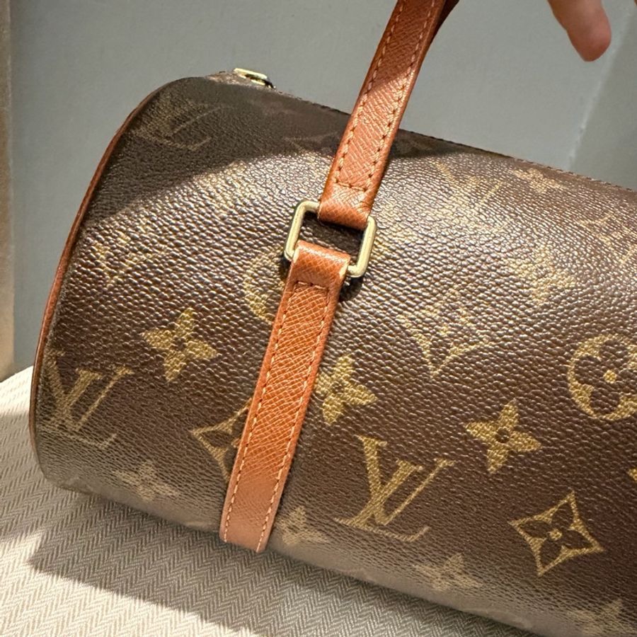 Louis Vuitton LV 經典老花 26 巴比龍 圓筒包 手拿包-29