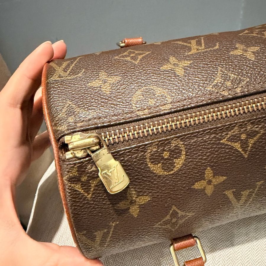 Louis Vuitton LV 經典老花 26 巴比龍 圓筒包 手拿包-30