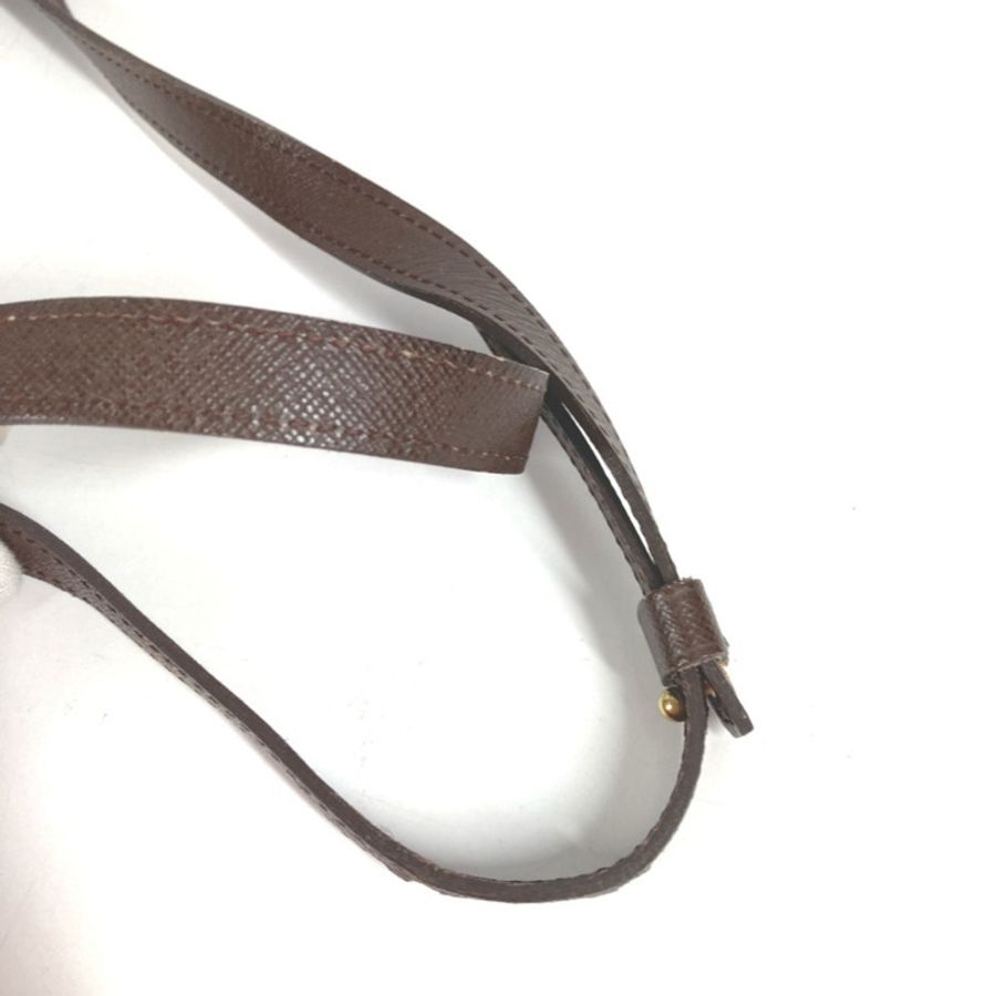 路易威登 N45272 Damier Pimlico Pochette 斜背包翻蓋單肩包帆布男士女士 Ebene 棕色-3