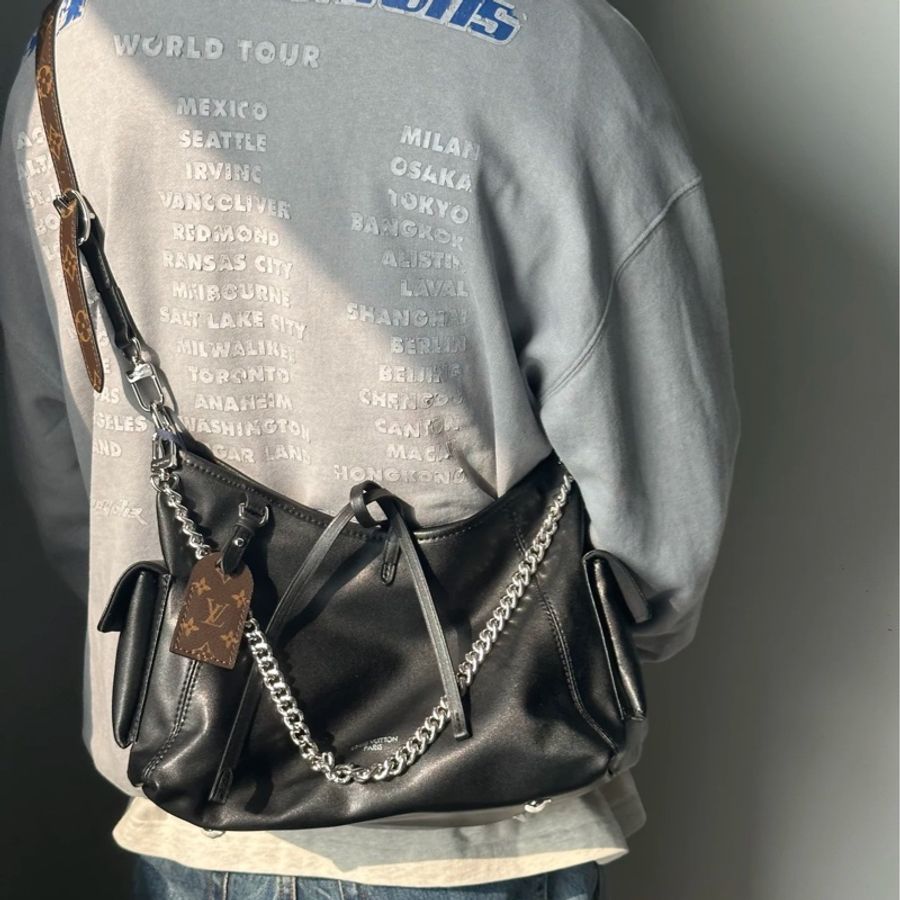 Lv carryall pm cargo黑武士 #全新全配🈶台灣購證 #五金帶膜 #離櫃未使用✨-2