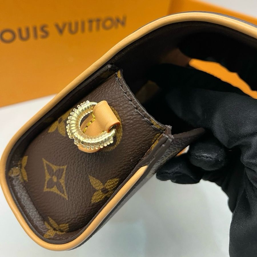 lv 路易威登 老花pochette Camille雙鏈條肩背包斜背包 芯片款-6