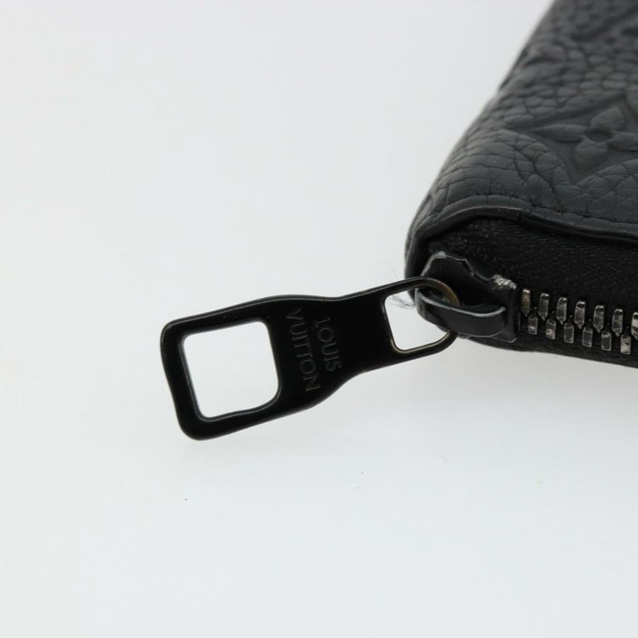 【日本直送】路易威登 Monogram Empreinte Zippy 皮夾黑色 M61864 LV 正品 140525-7