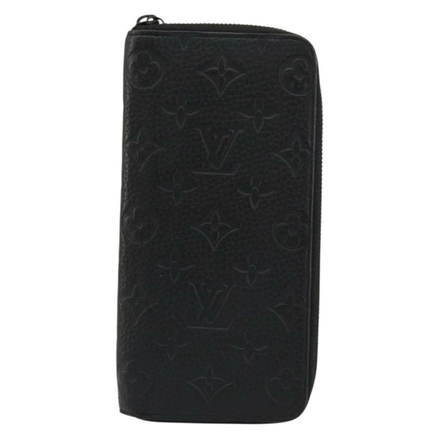 【日本直送】路易威登 Monogram Empreinte Zippy 皮夾黑色 M61864 LV 正品 140525-12