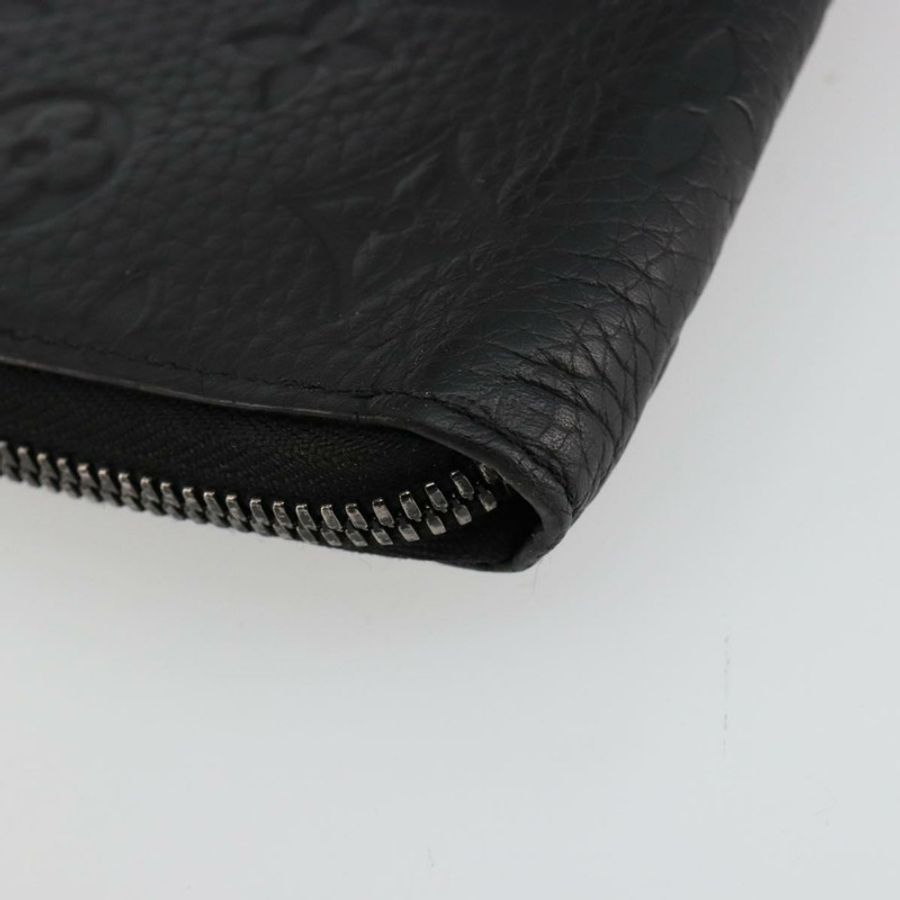 【日本直送】路易威登 Monogram Empreinte Zippy 皮夾黑色 M61864 LV 正品 140525-14