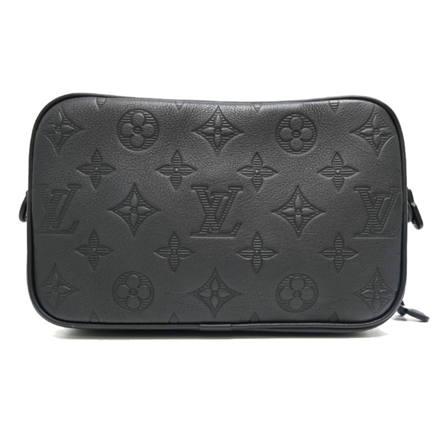 路易威登 Alpha Wearable Wallet 男女通用單肩包,M82544(已停產),Monogram Shadow 黑色-1