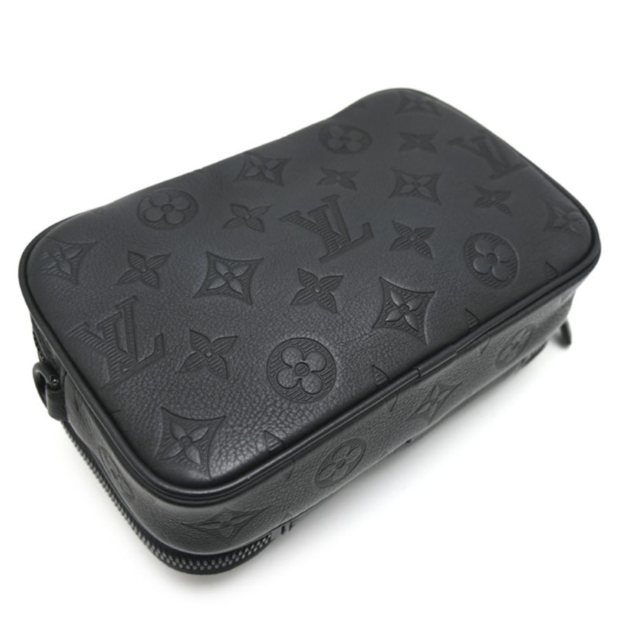 路易威登 Alpha Wearable Wallet 男女通用單肩包,M82544(已停產),Monogram Shadow 黑色-3