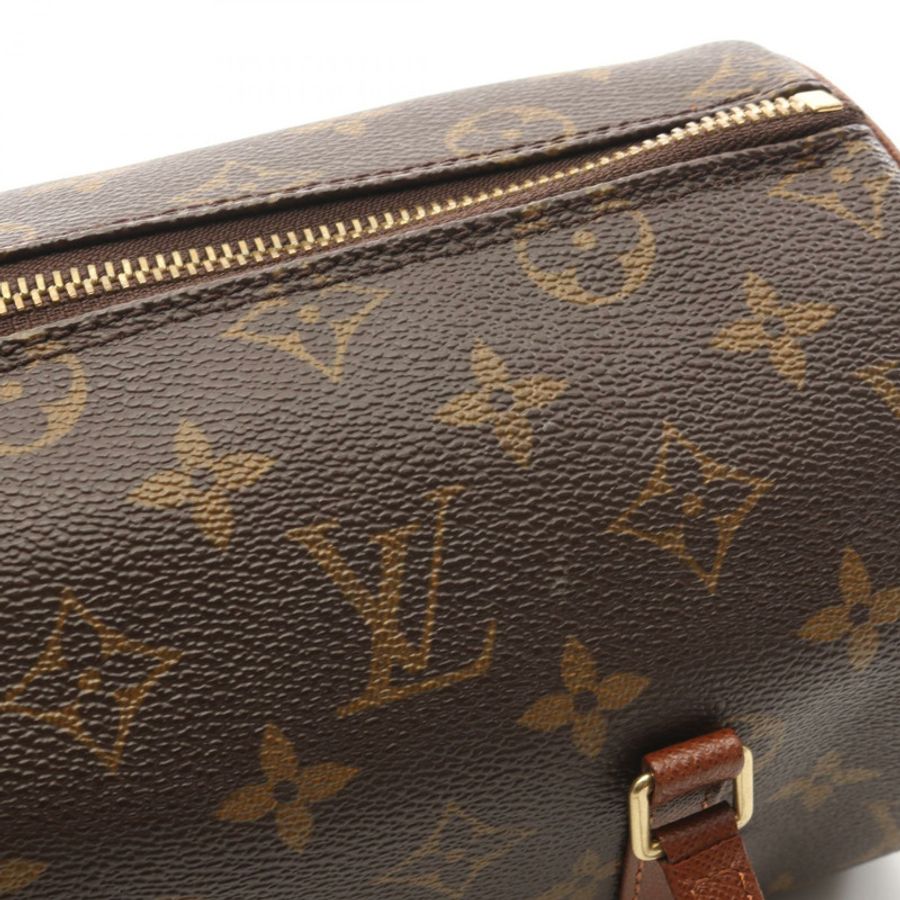 路易威登 Papillon 26 舊式單肩背包 M51366 Monogram 棕色皮革-7