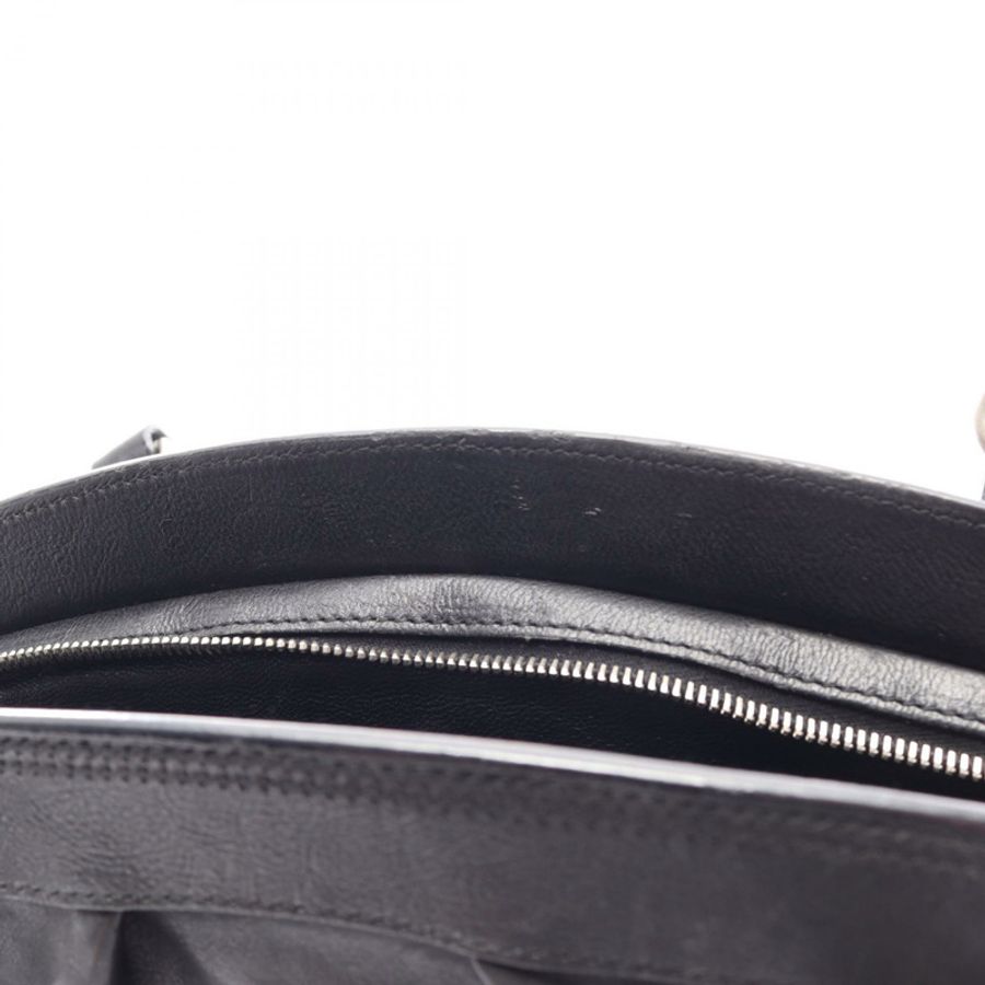 Christian Dior My Dior Frame 黑色皮革單肩手提包(二手女款)-8