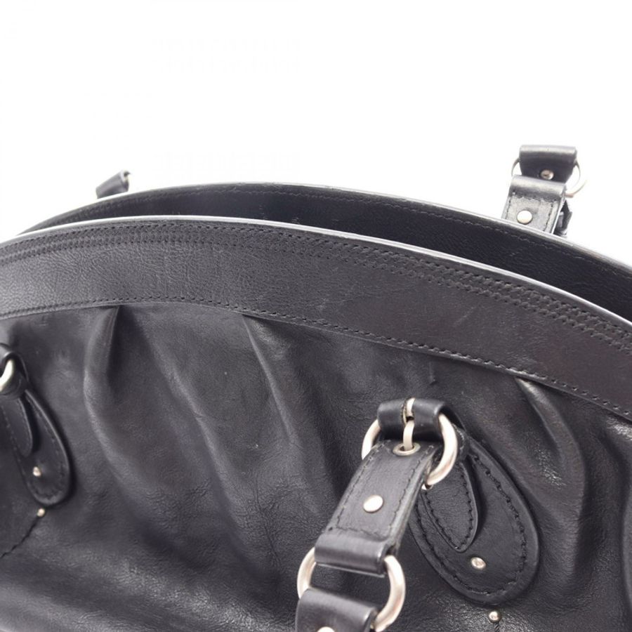 Christian Dior My Dior Frame 黑色皮革單肩手提包(二手女款)-9