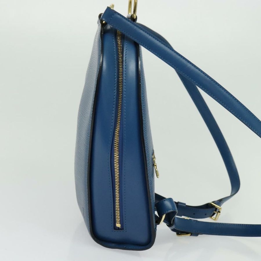 【日本直送】路易威登 Epi Mabillon 雙肩包 藍色 M52235 LV 正品 140323A-2