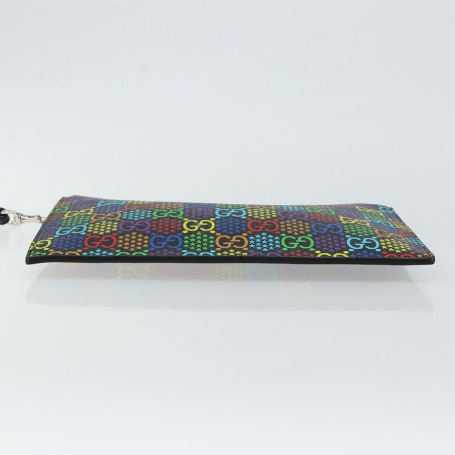 【日本直送】GUCCI GG迷幻手拿包 PVC多色銀 601087 正品 145251V-5