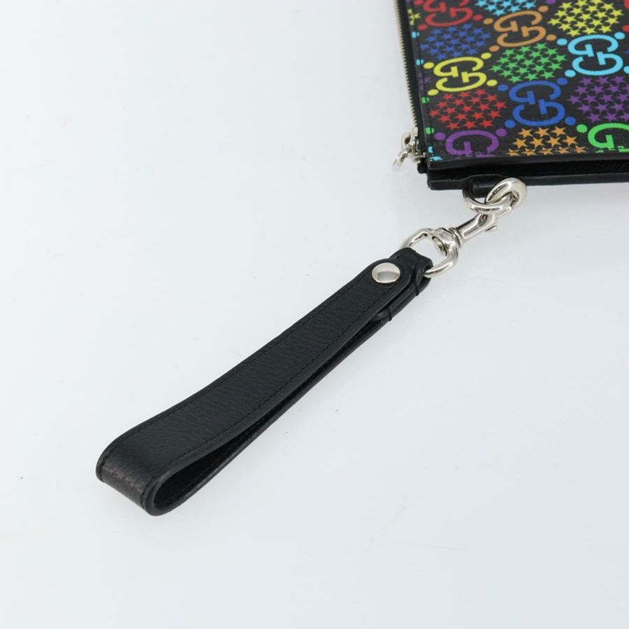 【日本直送】GUCCI GG迷幻手拿包 PVC多色銀 601087 正品 145251V-7