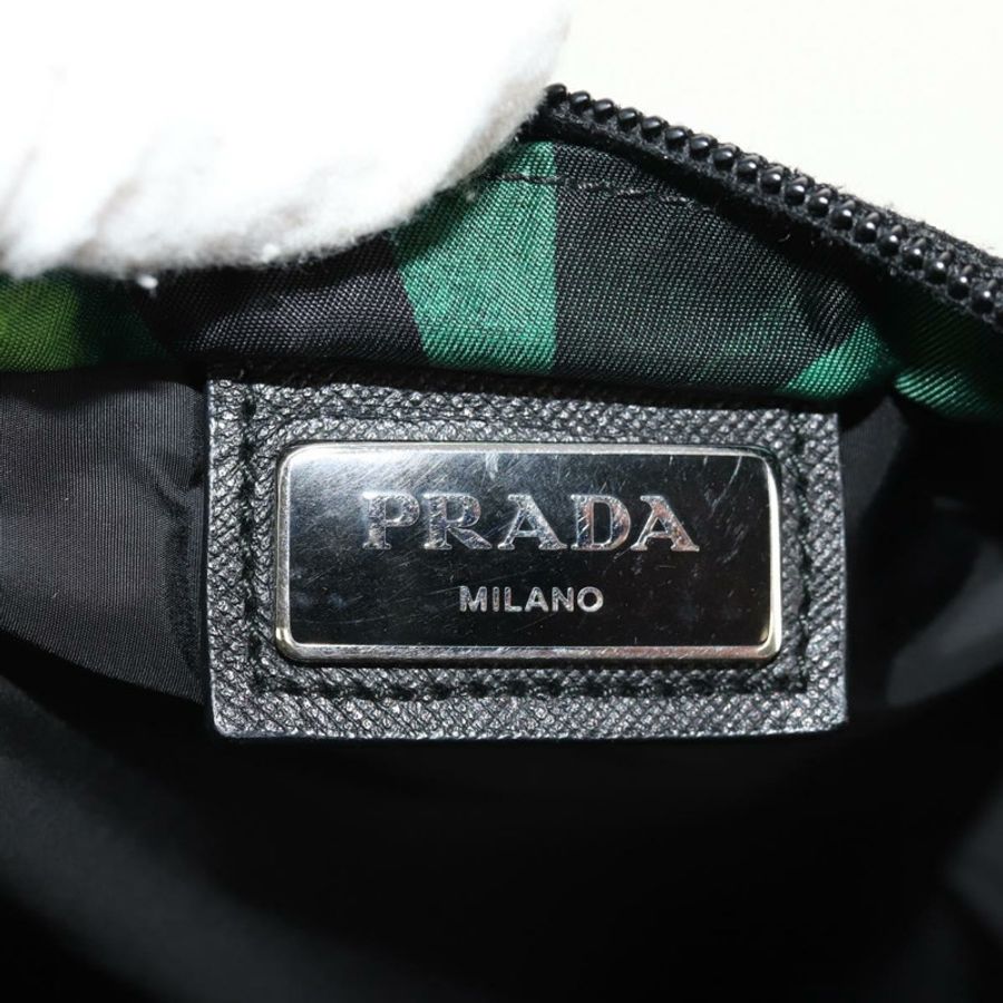 【日本直送】PRADA迷彩肩背包 尼龍 綠色 銀色 正品 149451V-22