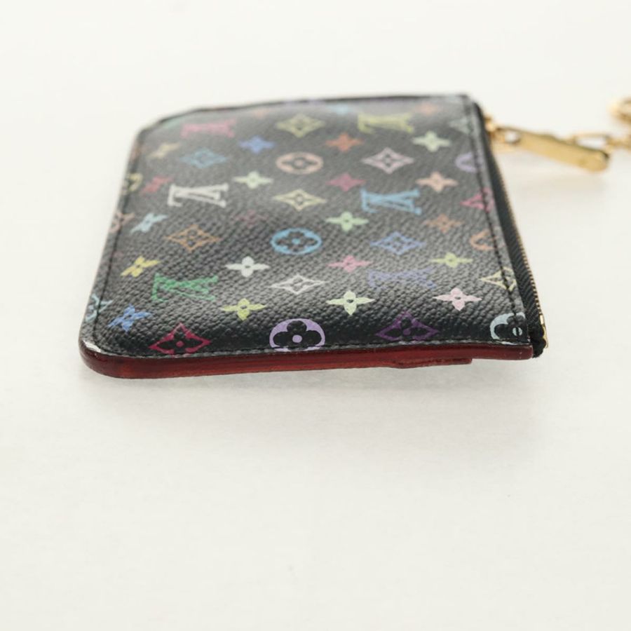 【日本直送】路易威登 Multicolor Pochette Cles NM 零錢包 黑色 M60279 正品 154386V-3