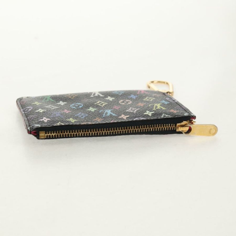 【日本直送】路易威登 Multicolor Pochette Cles NM 零錢包 黑色 M60279 正品 154386V-5