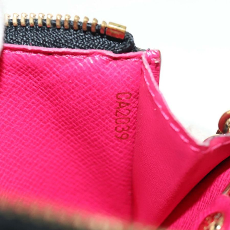 【日本直送】路易威登 Multicolor Pochette Cles NM 零錢包 黑色 M60279 正品 154386V-10