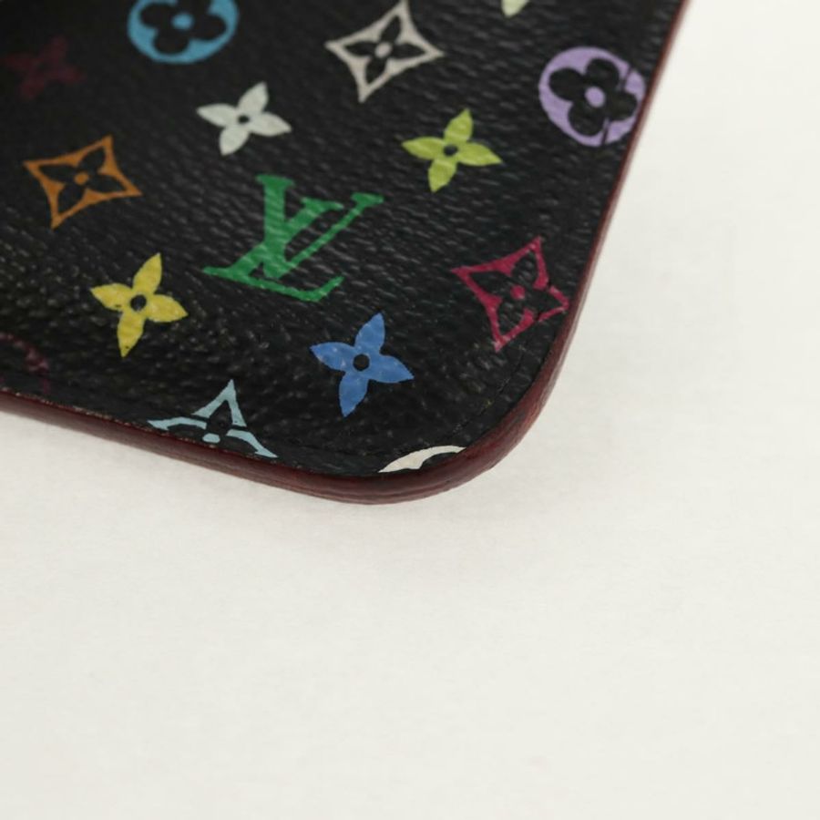 【日本直送】路易威登 Multicolor Pochette Cles NM 零錢包 黑色 M60279 正品 154386V-13