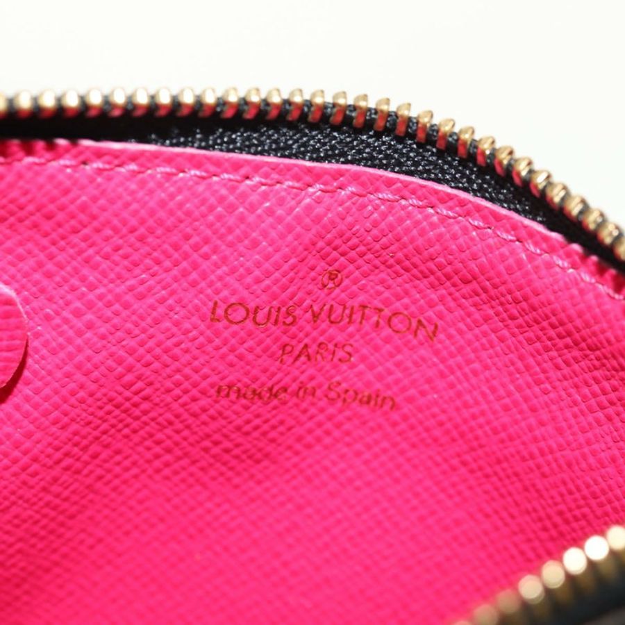 【日本直送】路易威登 Multicolor Pochette Cles NM 零錢包 黑色 M60279 正品 154386V-16