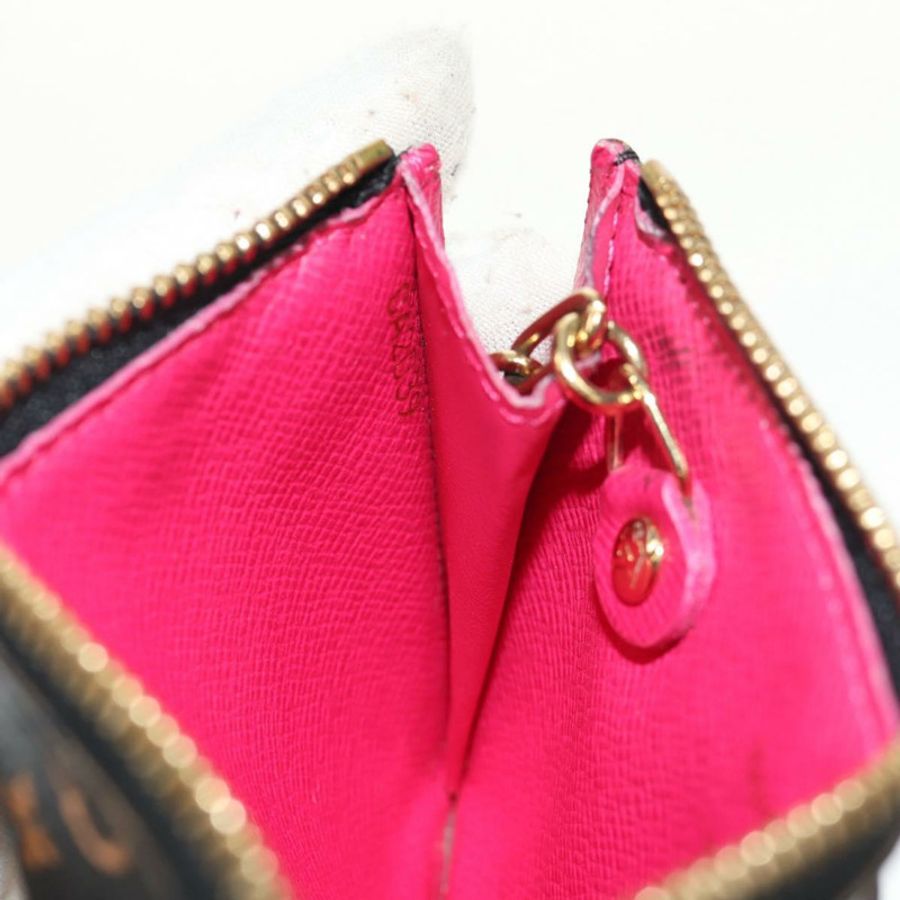 【日本直送】路易威登 Multicolor Pochette Cles NM 零錢包 黑色 M60279 正品 154386V-17