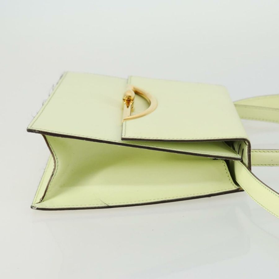 【日本直送】CELINE 手提包 皮革 2way 綠色金色 正品 153240-2