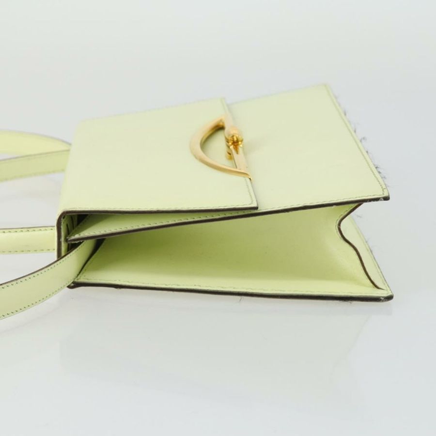 【日本直送】CELINE 手提包 皮革 2way 綠色金色 正品 153240-3