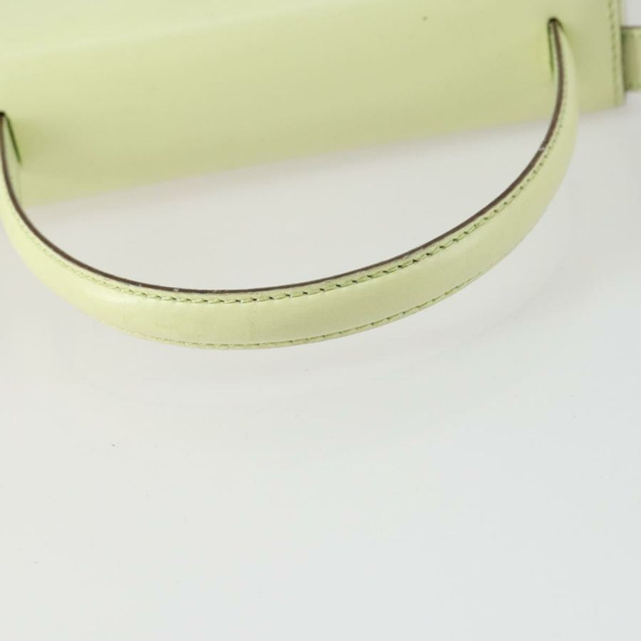 【日本直送】CELINE 手提包 皮革 2way 綠色金色 正品 153240-7