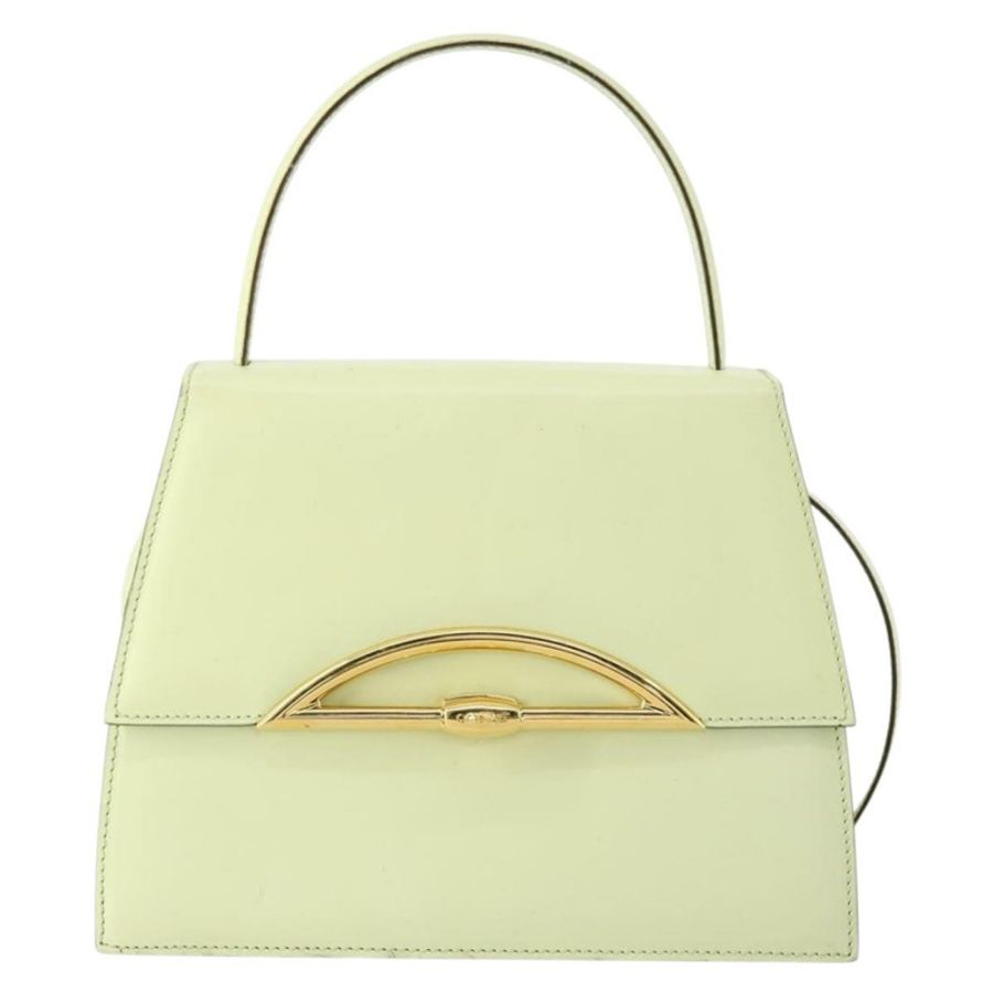 【日本直送】CELINE 手提包 皮革 2way 綠色金色 正品 153240-12