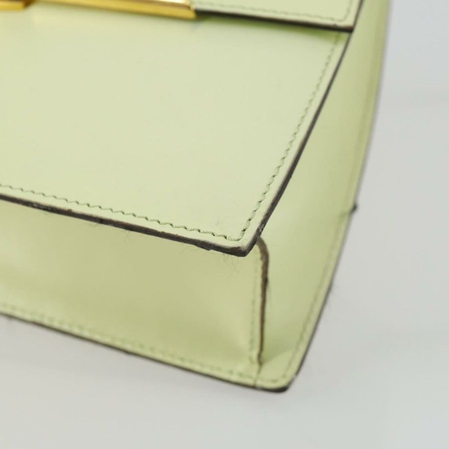 【日本直送】CELINE 手提包 皮革 2way 綠色金色 正品 153240-14