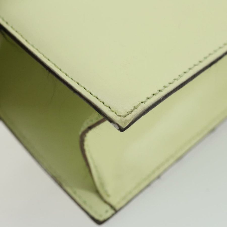 【日本直送】CELINE 手提包 皮革 2way 綠色金色 正品 153240-17