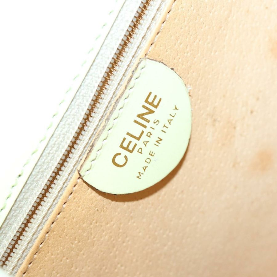 【日本直送】CELINE 手提包 皮革 2way 綠色金色 正品 153240-20