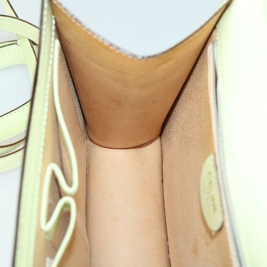 【日本直送】CELINE 手提包 皮革 2way 綠色金色 正品 153240-22