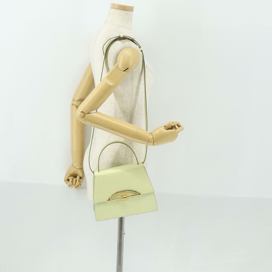 【日本直送】CELINE 手提包 皮革 2way 綠色金色 正品 153240-25