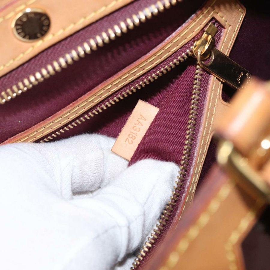【日本直送】路易威登 Monogram Vernis Blair MM 手提包 2way Amarante M91619 正品 155013-11