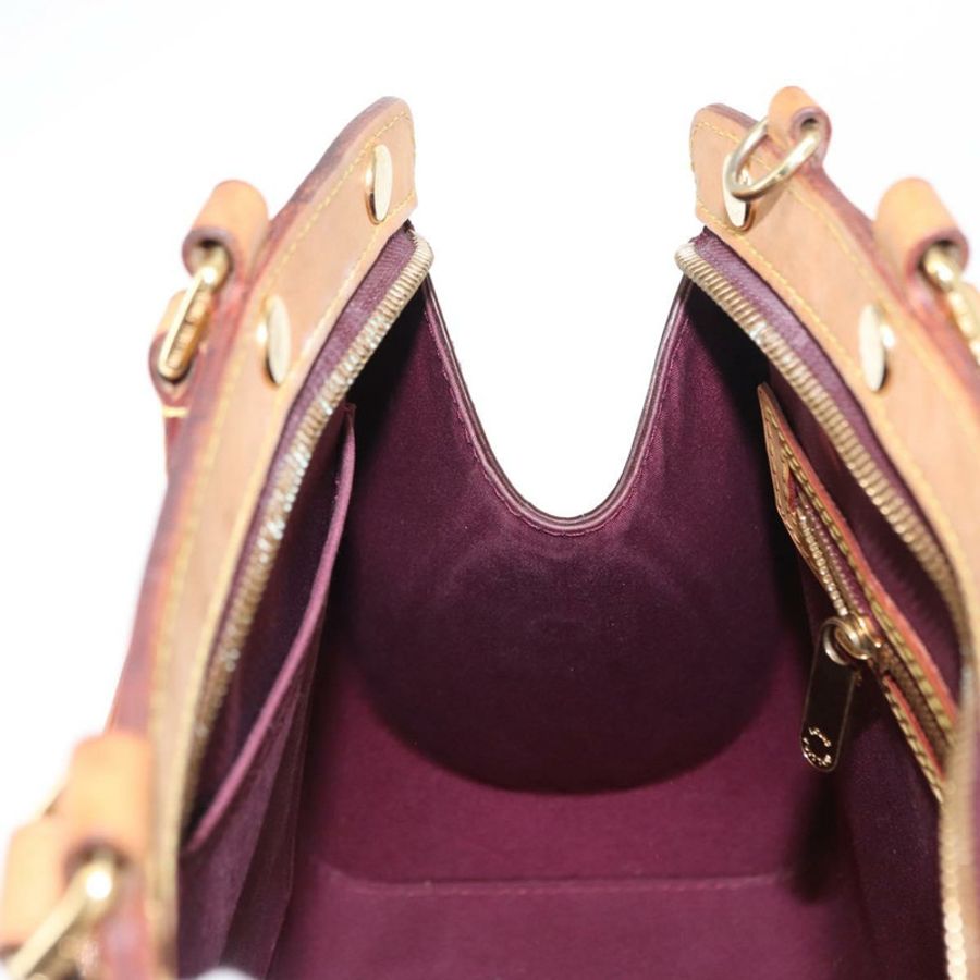 【日本直送】路易威登 Monogram Vernis Blair MM 手提包 2way Amarante M91619 正品 155013-22