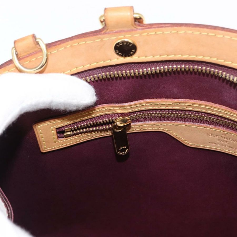 【日本直送】路易威登 Monogram Vernis Blair MM 手提包 2way Amarante M91619 正品 155013-23